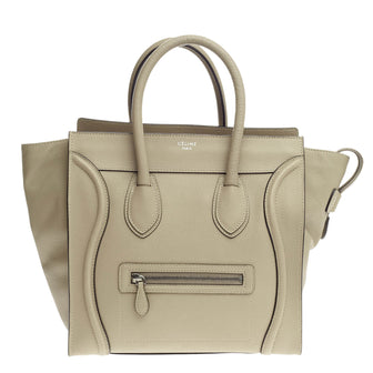 Celine Luggage Grainy Leather Mini