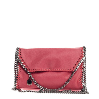 Stella McCartney Falabella Fold Over Crossbody Shaggy Deer Mini