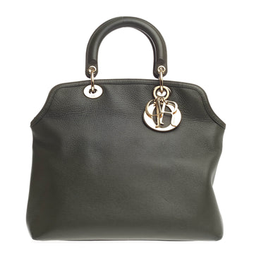 Christian Dior Granville Satchel Leather