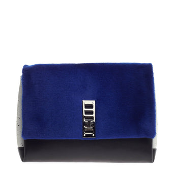 Proenza Schouler Elliot Clutch Calf Hair and Leather