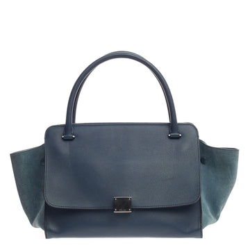 Celine Double Zip Trapeze Leather