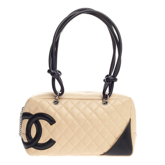 Chanel Cambon Bowler Quilted Leather Medium