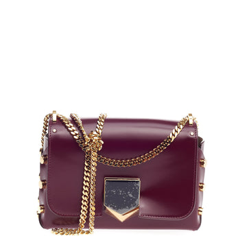 Jimmy Choo Lockett Chain Shoulder Bag Leather Petite