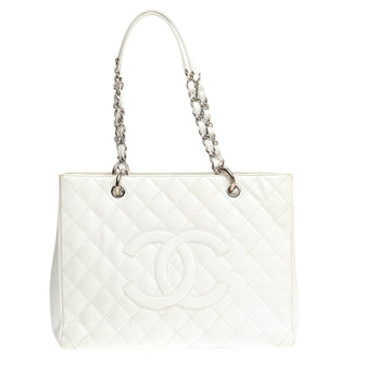 Chanel Grand Shopping Tote Quilted Caviar