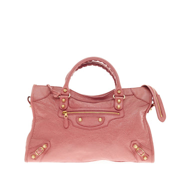 Balenciaga City Giant Studs Leather Medium