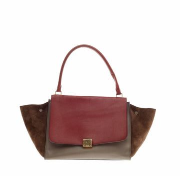 Trapeze Tricolor Suede Large