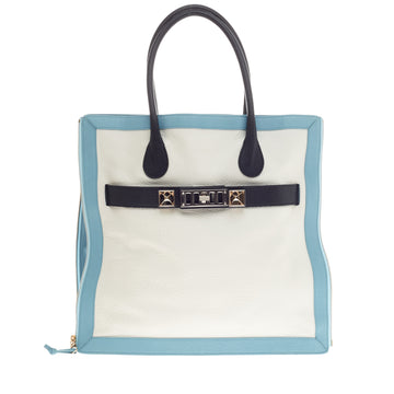 Proenza Schouler PS11 Zip Tote Tricolor Leather -
