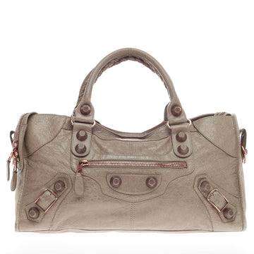 Balenciaga Part Time Giant Studs Leather