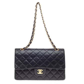 Chanel Vintage Classic Double Flap Quilted Lambskin Medium