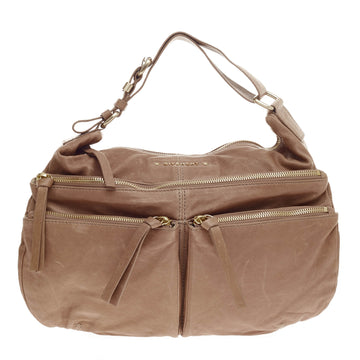 Givenchy Zip Multi Pocket Hobo Leather Medium