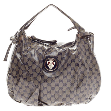 Gucci Hysteria Hobo GG Coated Canvas -