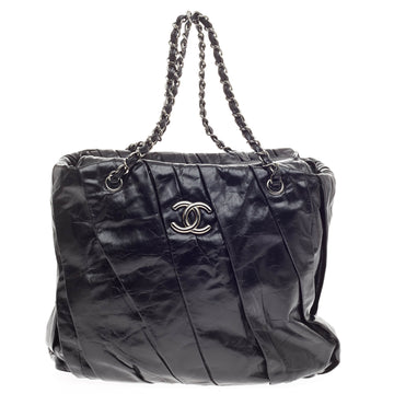 Chanel Twisted Tote Glazed Calfskin Medium