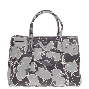 Prada Double Zip Lux Tote Saffiano Leather Medium