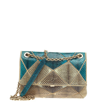 Roger Vivier Prismick Shoulder Bag Snakeskin -