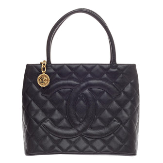 Chanel Medallion Tote Caviar