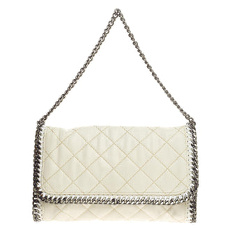 Stella McCartney Falabella Flap Bag Quilted Faux Leather