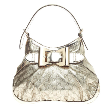 Gucci Queen Hobo Guccissima Leather Medium