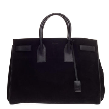 Saint Laurent Sac De Jour Carryall Suede Medium