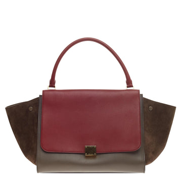 Celine Tricolor Trapeze Leather Large