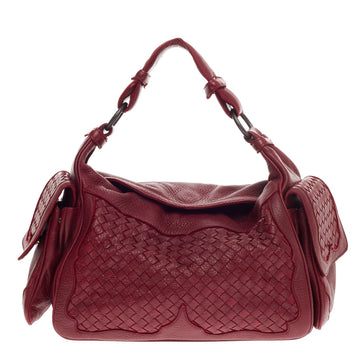 Bottega Veneta Cocker Hobo Intrecciato Nappa