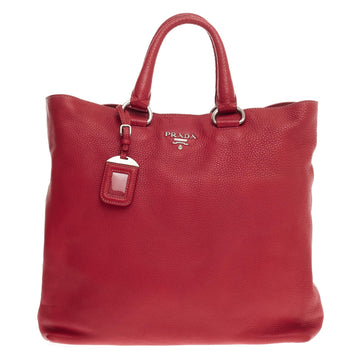 Prada Convertible Tote Vitello Daino Large