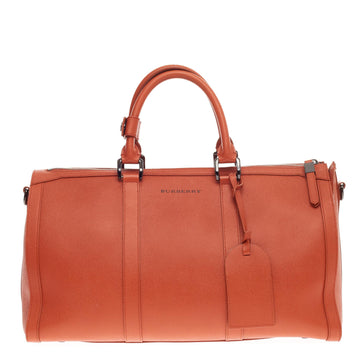 Burberry Boston Holdall Duffle Leather Medium