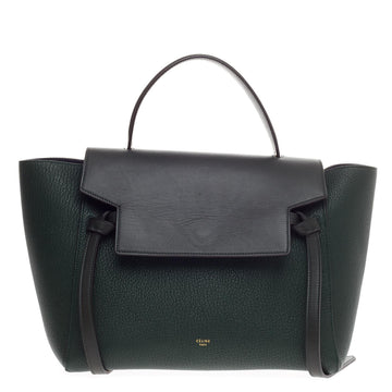 Celine Bicolor Belt Bag Leather Mini