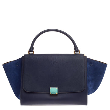 Celine Trapeze Tricolor Leather Medium