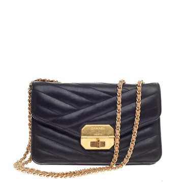 Chanel Gabrielle Flap Chevron Leather Small