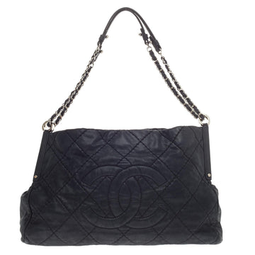 Chanel Sea Hit Shoulder Bag Iridescent Calfskin Medium