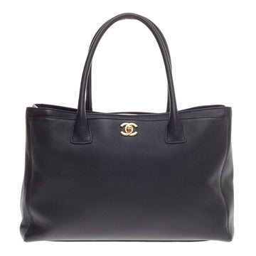 Chanel Cerf Executive Tote Leather Medium
