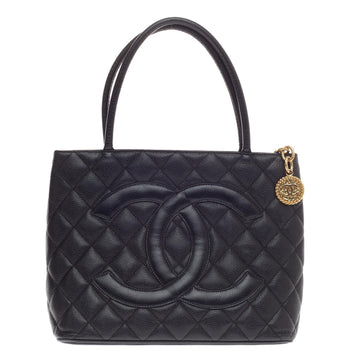 Chanel Medallion Tote Caviar