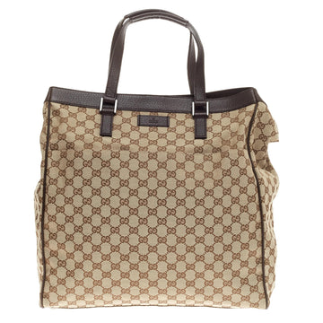 Gucci Front Pocket Open Tote GG Canvas Tall
