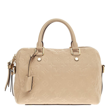 Louis Vuitton Speedy Bandouliere Monogram Empreinte Leather 25