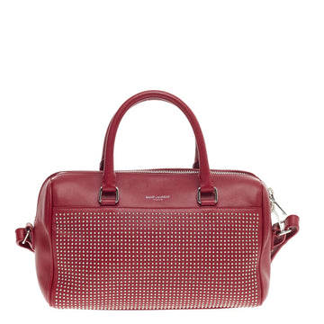 Saint Laurent Classic Baby Duffle Studded Leather