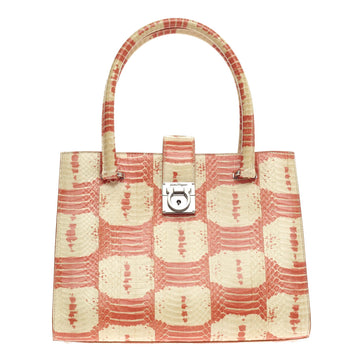 Salvatore Ferragamo Marlene Tote Snakeskin Medium