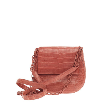 Nancy Gonzalez Chain Crossbody Crocodile Small