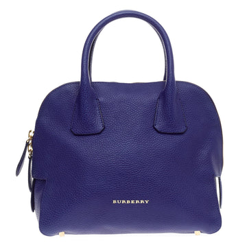 Burberry Greenwood Bowling Bag Grainy Leather Medium