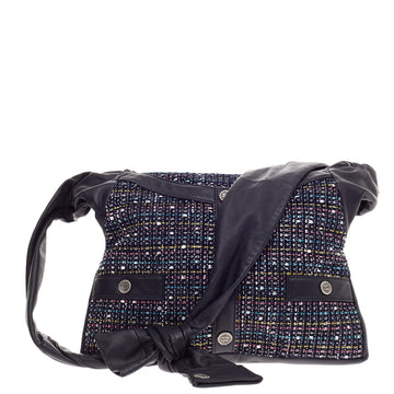 Chanel Girl Bag Tweed and Leather Small