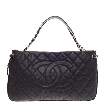 Chanel Timeless CC Expandable Tote Quilted Caviar Medium