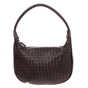 Bottega Veneta Zip Shoulder Bag Intrecciato Nappa Medium