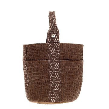 Hermes Saxo Woven Straw PM
