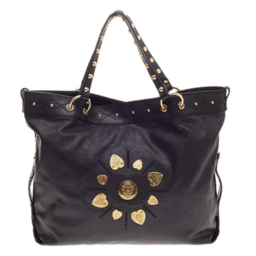 Gucci Irina Babouska Tote Leather