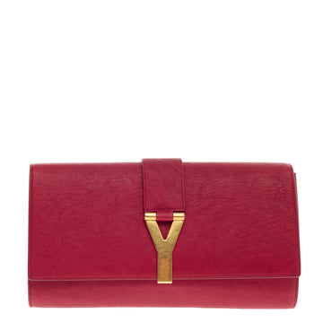 Saint Laurent Chyc Clutch Leather