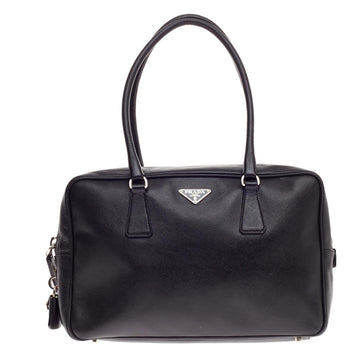 Prada Bauletto Saffiano Leather Medium