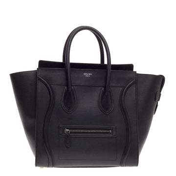 Celine Luggage Grainy Leather Mini