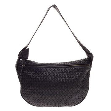 Bottega Veneta Zip Shoulder Bag Intrecciato Nappa Small
