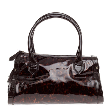 Christian Louboutin Marinette Satchel Printed Patent Large