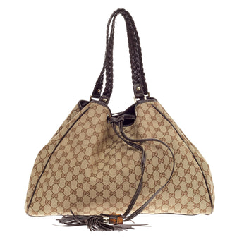 Gucci Peggy Tote GG Canvas Large