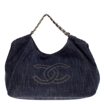 Chanel Coco Cabas Denim Large